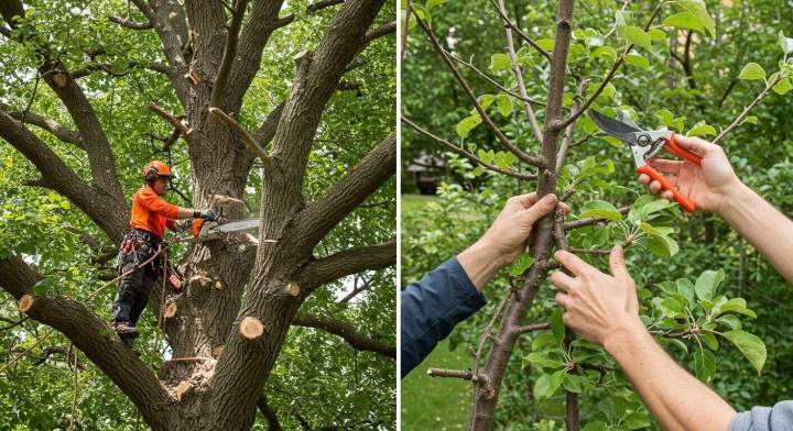 10. Élagage d'arbre ou taille douce
