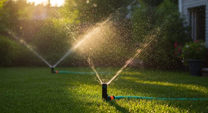 7. Arrosage automatique pour gazon
